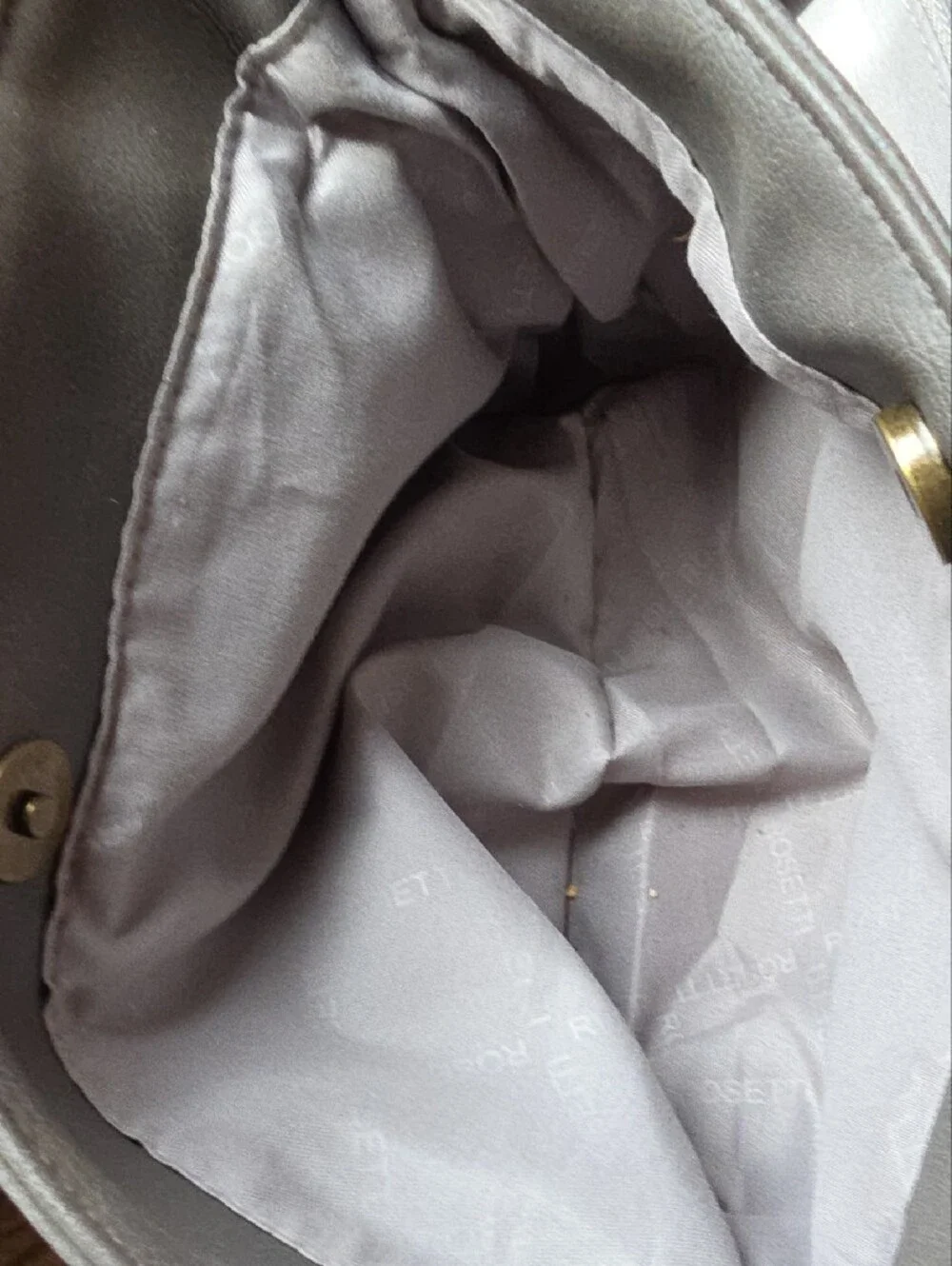 Rosetti Gray Leatherette Shoulder Bag - Gray